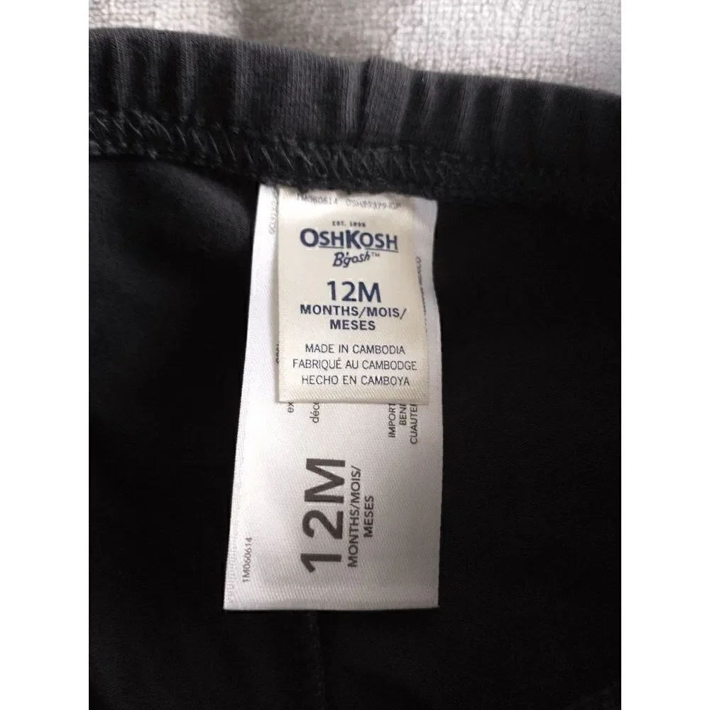 NWOT Oshkosh 12M Coat, Shirt and Leggings Set